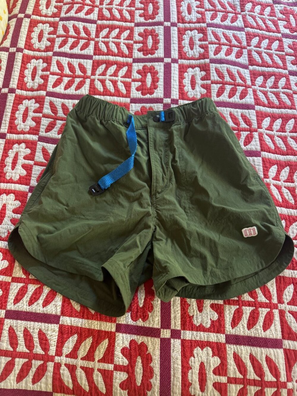 Topo Designs Olive Green River Shorts